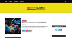 Desktop Screenshot of expert-insurance.net