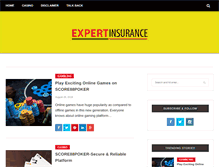 Tablet Screenshot of expert-insurance.net